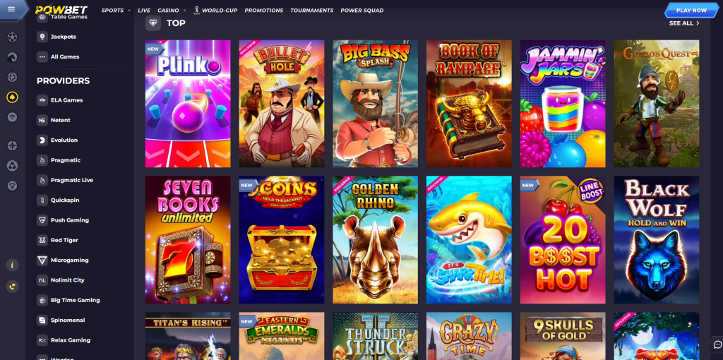 Powbet Casino: τι θα παίξουμε σήμερα;